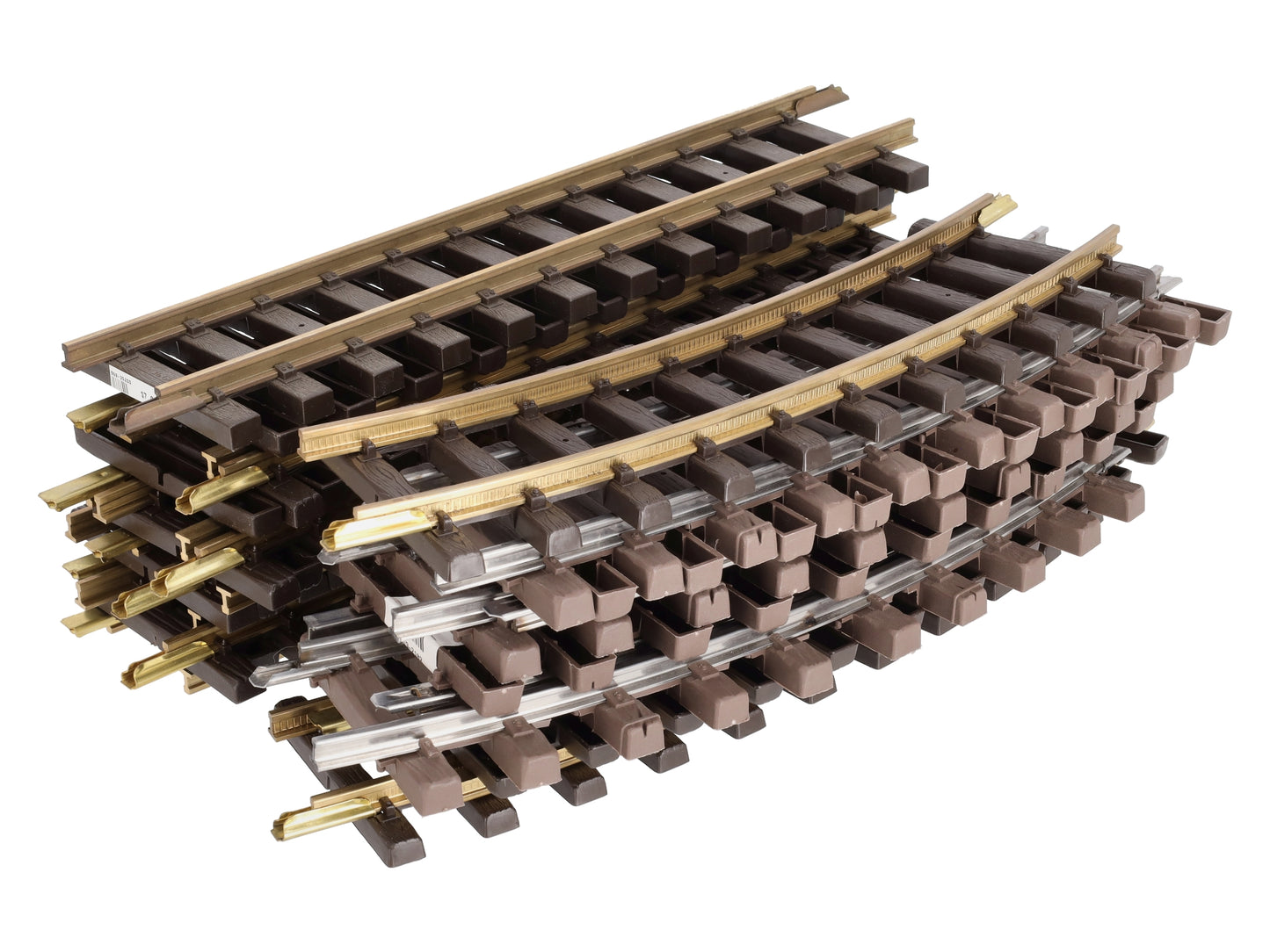 Various Manufacturers G Brass & Steel Rail Assorted Track Sections [18] EX