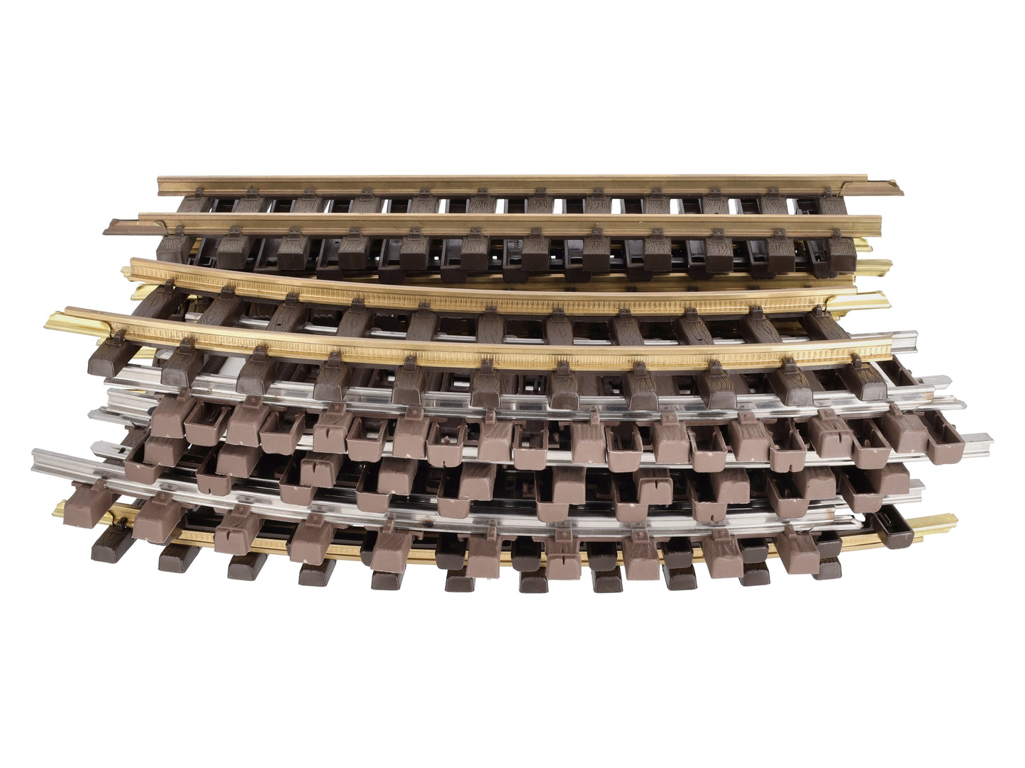 Various Manufacturers G Brass & Steel Rail Assorted Track Sections [18] EX