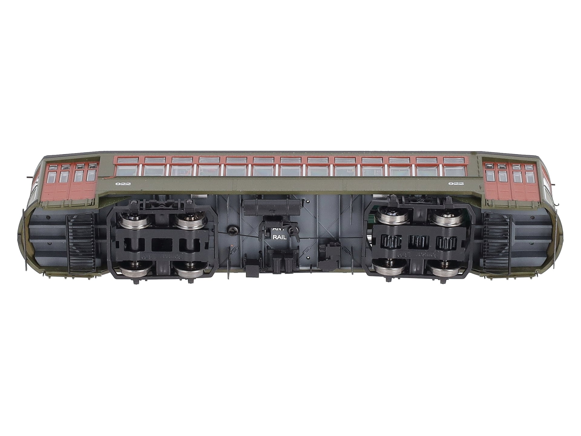 Bowser 12837 HO New Orleans RTA Perley Thomas 2-Truck Streetcar Standard DC #922