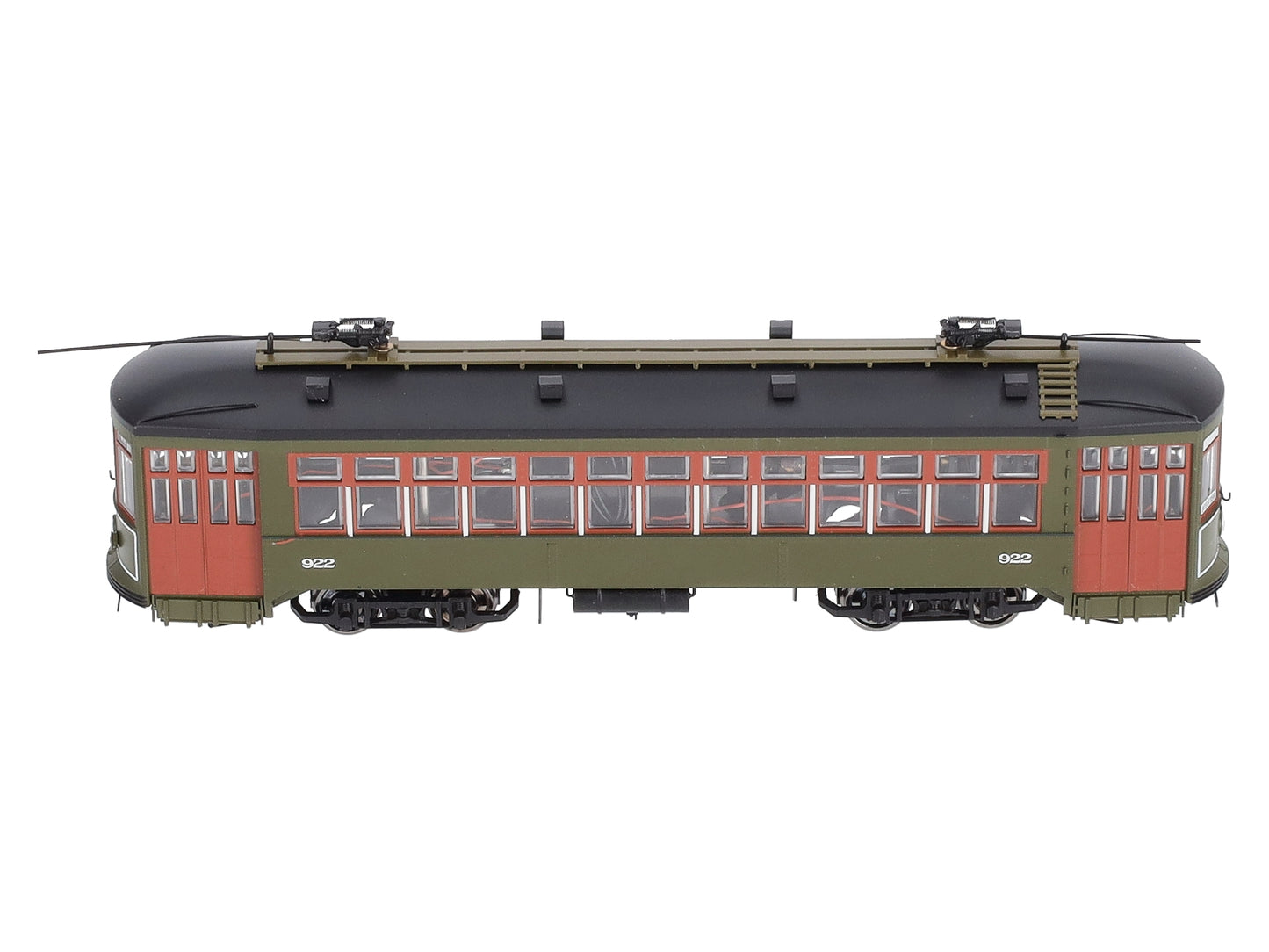 Bowser 12837 HO New Orleans RTA Perley Thomas 2-Truck Streetcar Standard DC #922