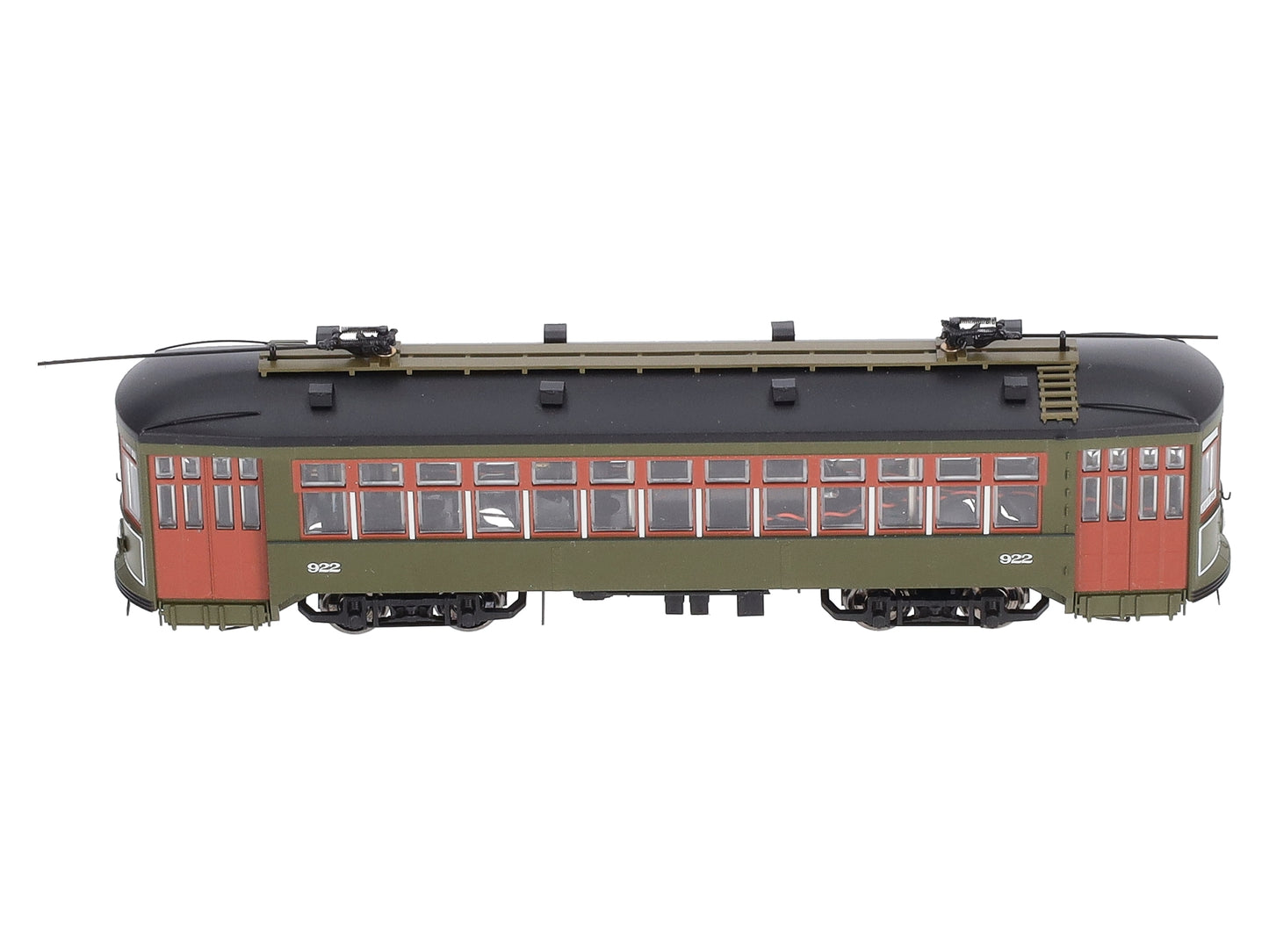 Bowser 12837 HO New Orleans RTA Perley Thomas 2-Truck Streetcar Standard DC #922