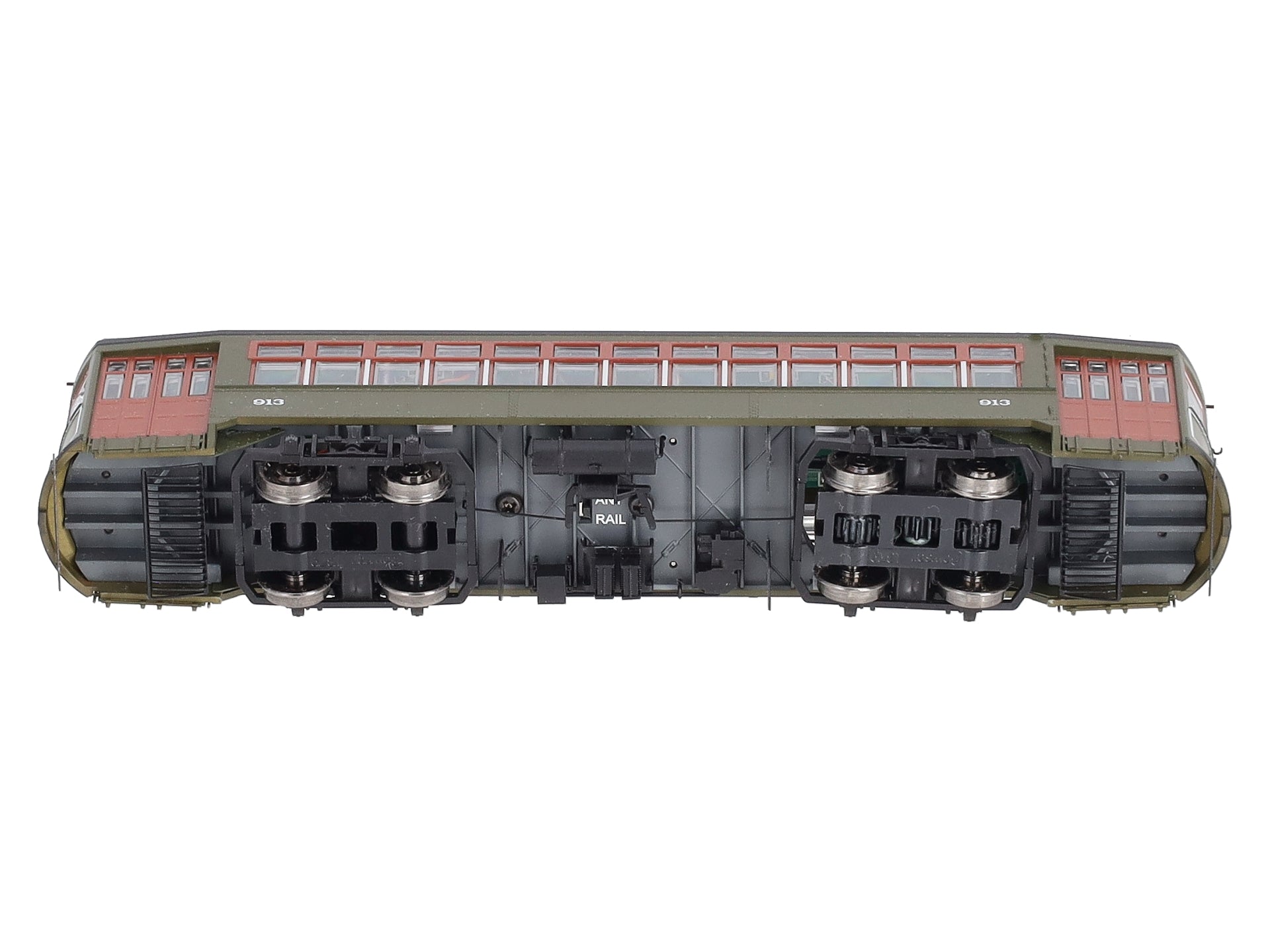 Bowser 12836 HO New Orleans RTA Perley Thomas 2-Truck Streetcar Standard DC #913