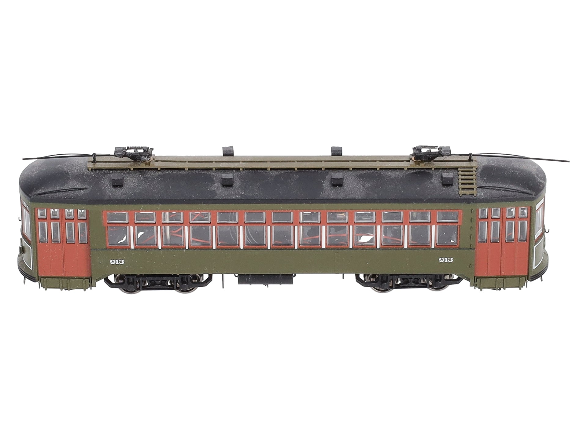 Bowser 12836 HO New Orleans RTA Perley Thomas 2-Truck Streetcar Standard DC #913