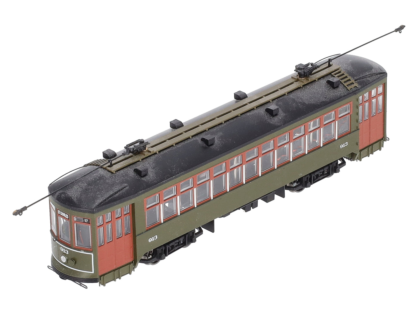 Bowser 12836 HO New Orleans RTA Perley Thomas 2-Truck Streetcar Standard DC #913