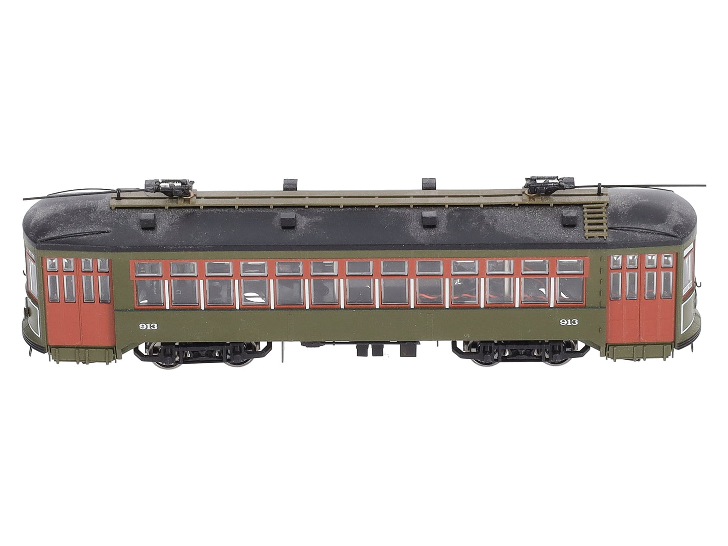 Bowser 12836 HO New Orleans RTA Perley Thomas 2-Truck Streetcar Standard DC #913