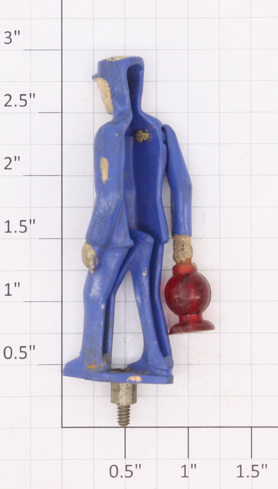 Lionel 145-27 O Gauge Blue Painted Gateman Figure with Lantern
