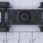 American Flyer 48047-50 Black Plastic Northern 4-Wheel Pilot Truck