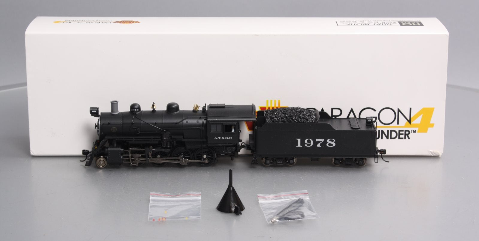 Broadway Limited 7320 HO ATSF 2-8-0 Steam Locomotive Paragon4 Sound/DC/DCC #1978