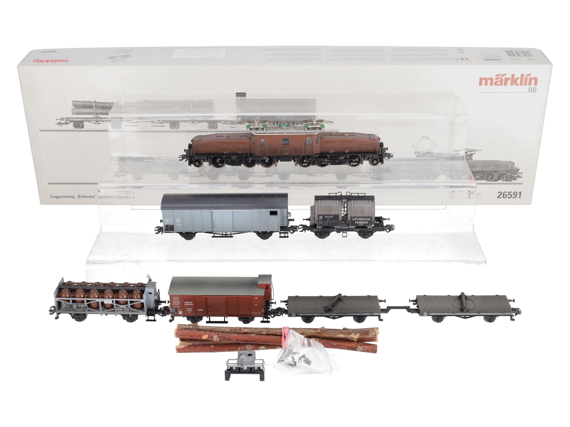 Marklin 26591 Swiss Crocodile SBB/CFF/FFS Era II Set Digital w/Snd
