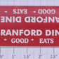 American Flyer 767-1 Branford Diner "* Good * Eats *" Sticker Sign Decal