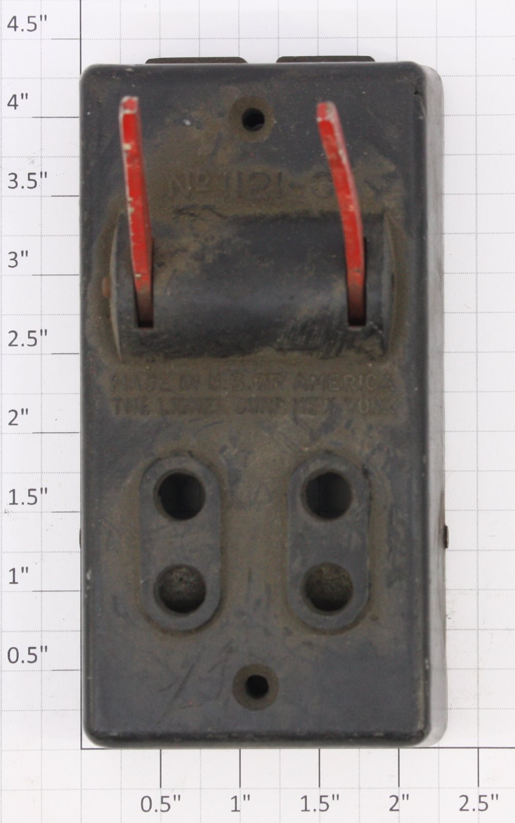 Lionel 1121-C O Gauge Prewar Metal Controller without Wire, Lens, or Back Plate