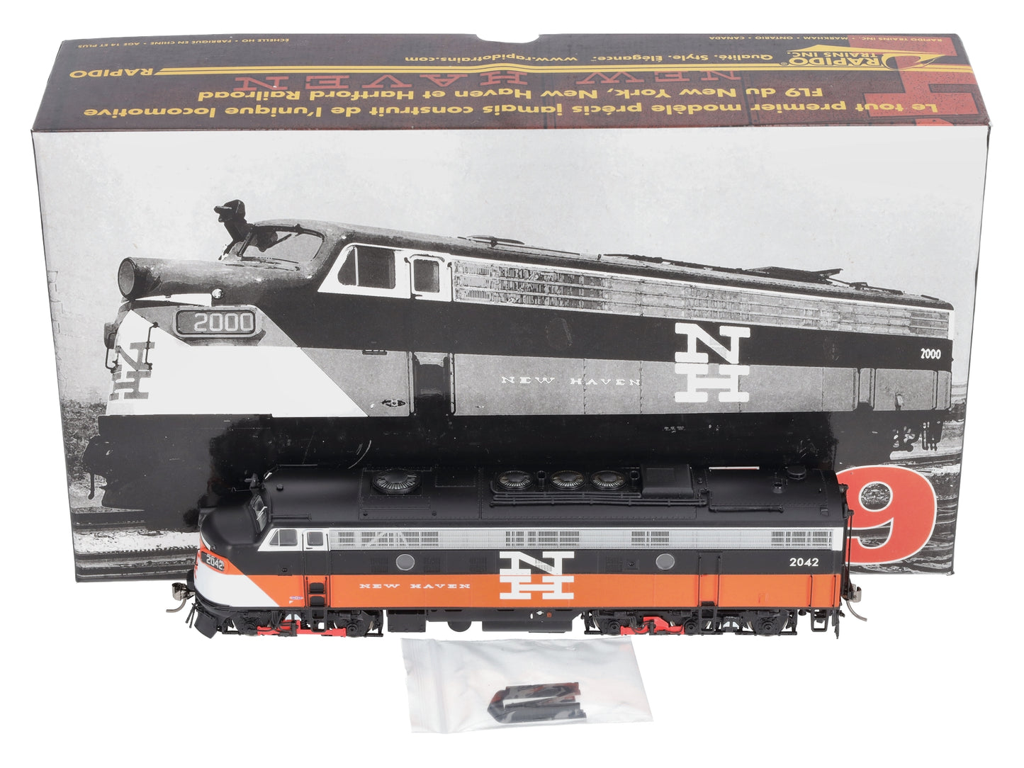 Rapido Trains 14521 HO New Haven EMD FL9 #2042 w/LokSound/DCC