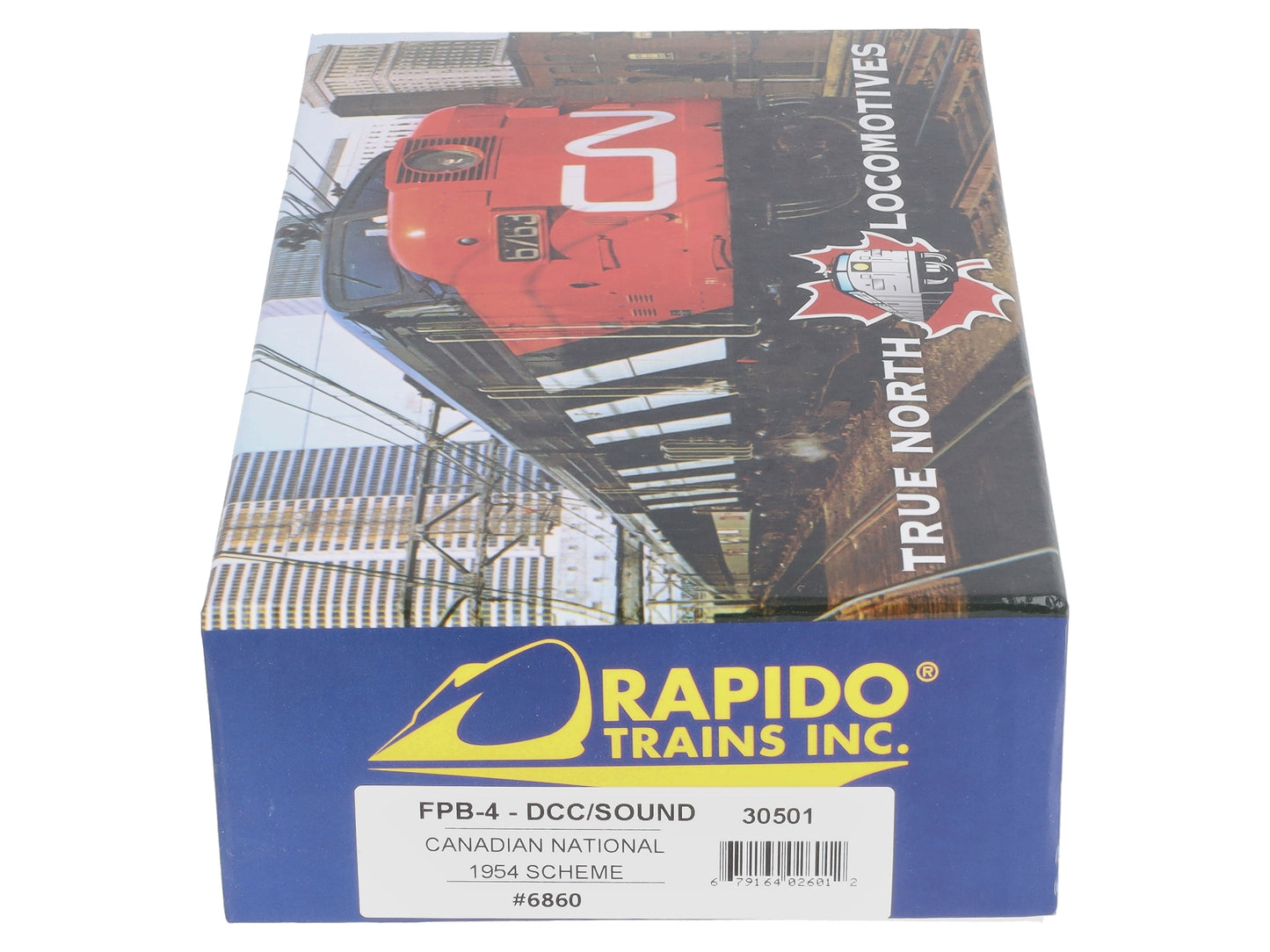 Rapido Trains 30501 HO Canadian National Diesel Locomotive FPB4 #6860 w/Snd/DCC