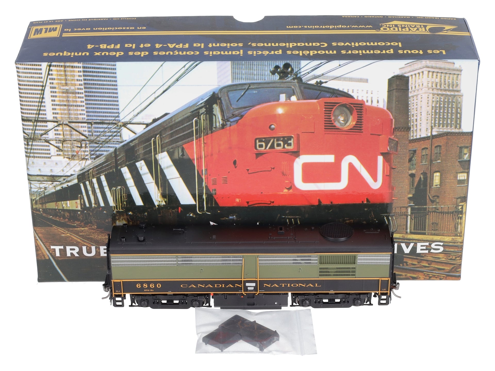 Rapido Trains 30501 HO Canadian National Diesel Locomotive FPB4 #6860 w/Snd/DCC