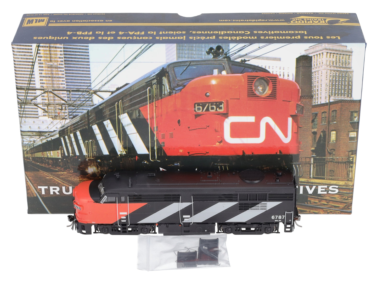 Rapido Trains 20513 HO CN Diesel Locomotive FPA4 #6787 w/Sound/DCC