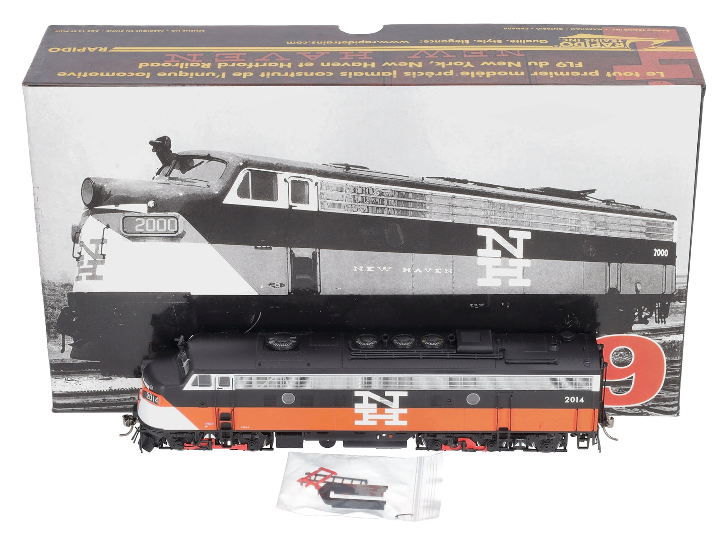 Rapido Trains 14504 HO New Haven EMD FL9 with LokSound & DCC #2014