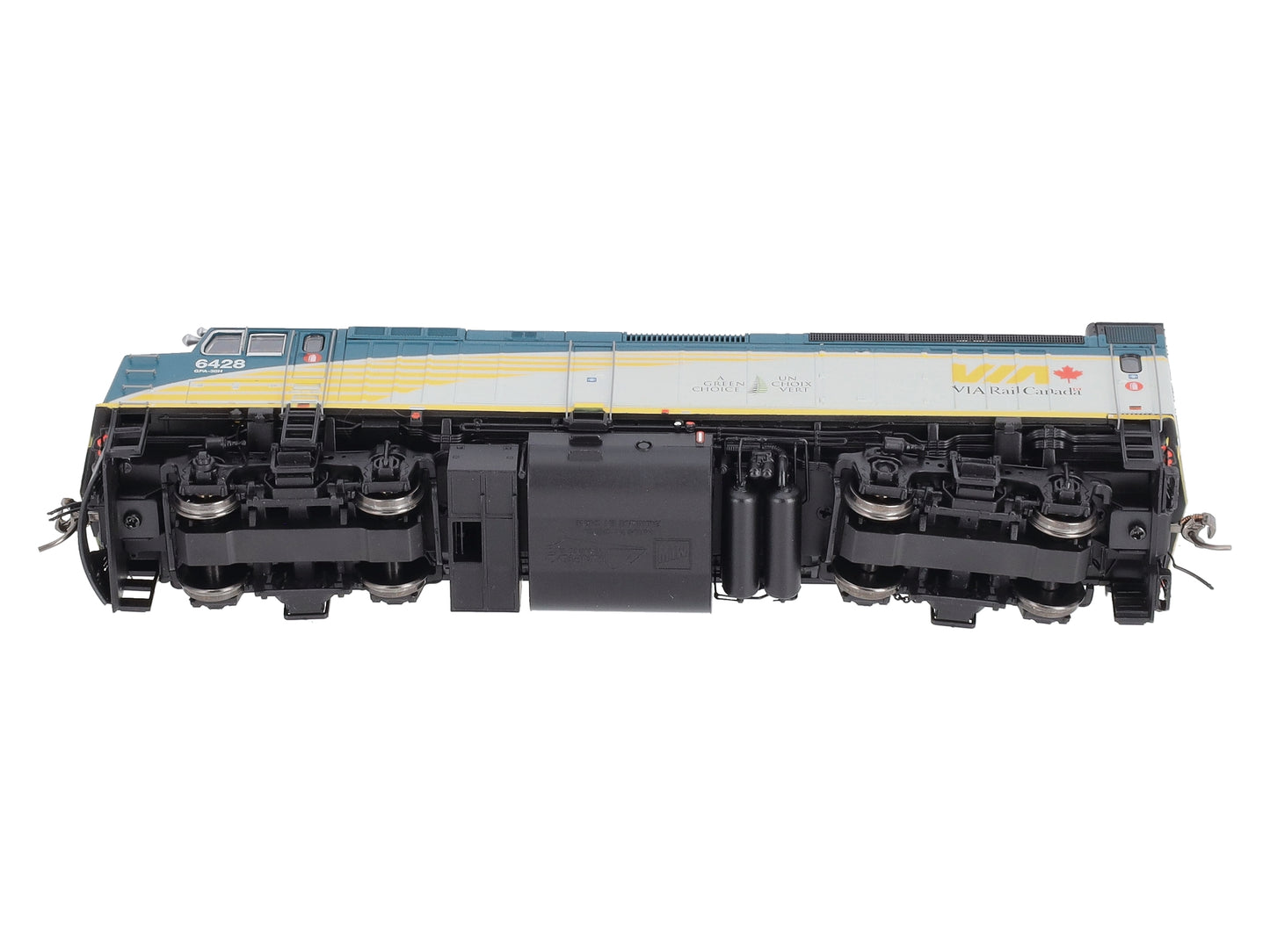 Rapido Trains 82503 HO VIA Rail Canada Rebuilt F40PH-2D Diesel w/ Sound #6428