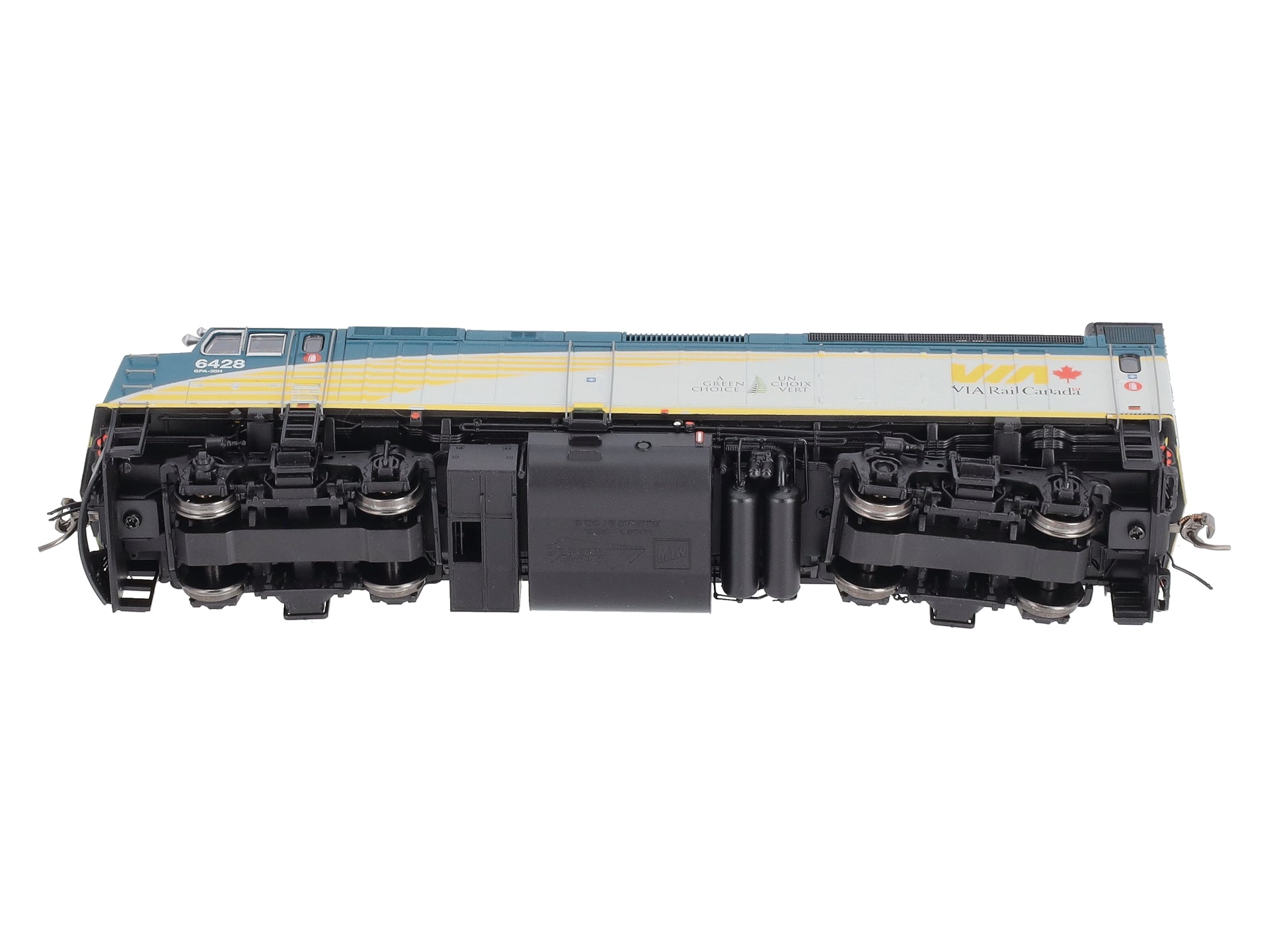 Rapido Trains 82503 HO VIA Rail Canada Rebuilt F40PH-2D Diesel w/ Sound #6428