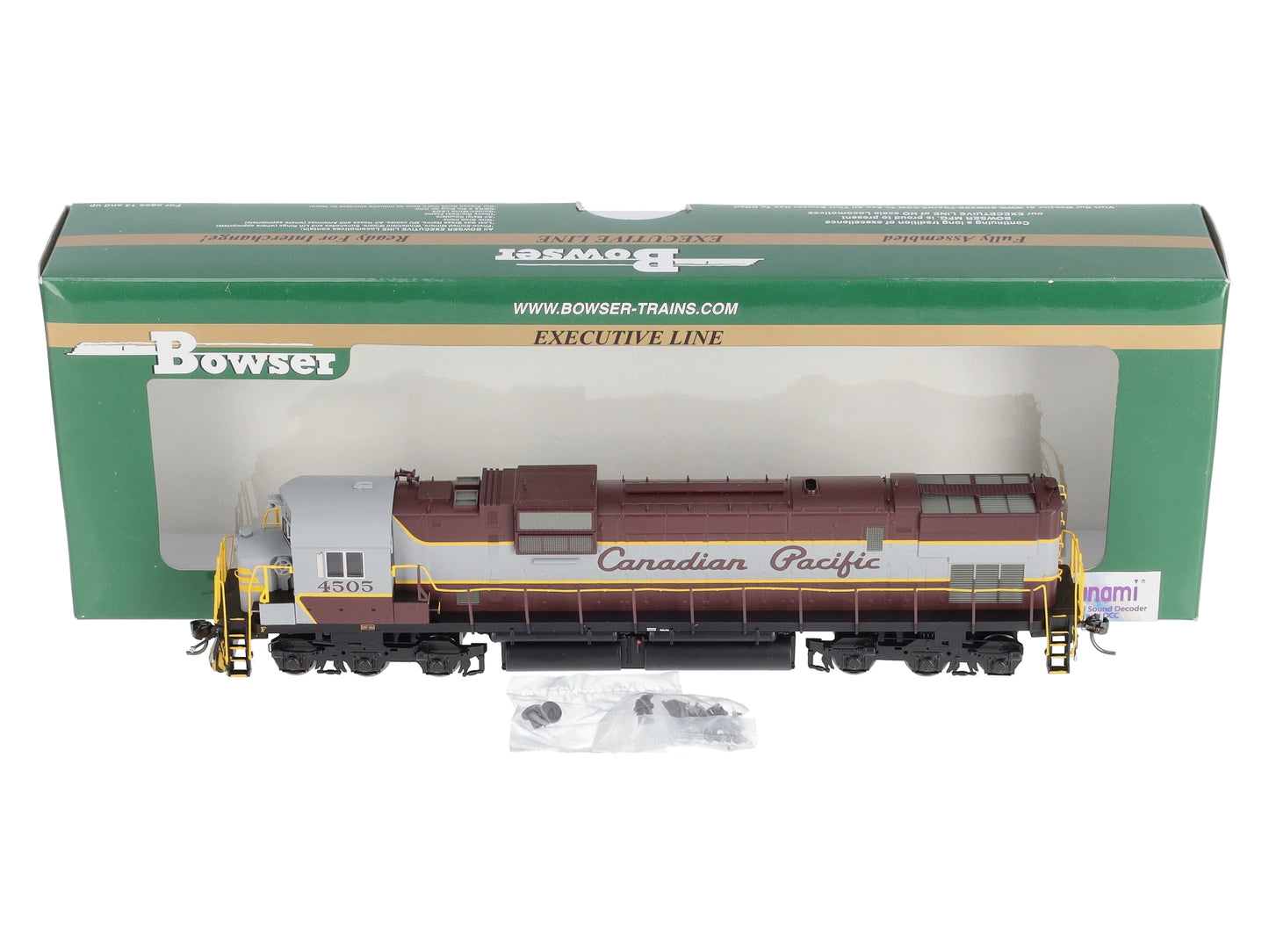 Bowser 23722 HO Canadian Pacific MLW C-630M Diesel Loco w/ DCC & Sound #4505