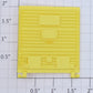 Lionel 19901-14 Yellow 5-Panel Boxcar Door