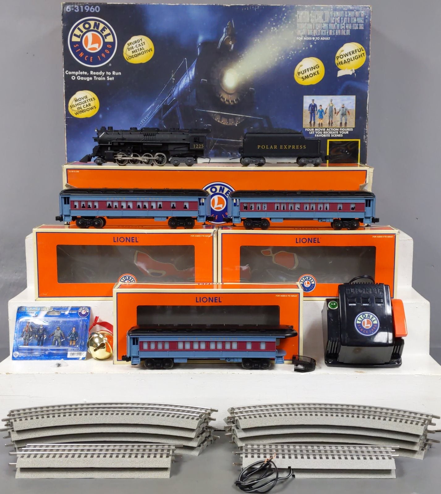 Lionel 6-31960 O Gauge The Polar Express Steam Locomotive Set EX/Box