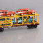 MTH 30-76096 O Milwaukee Rd Auto Carrier w/Nomads LN/Box