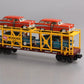 MTH 30-76096 O Milwaukee Rd Auto Carrier w/Nomads LN/Box