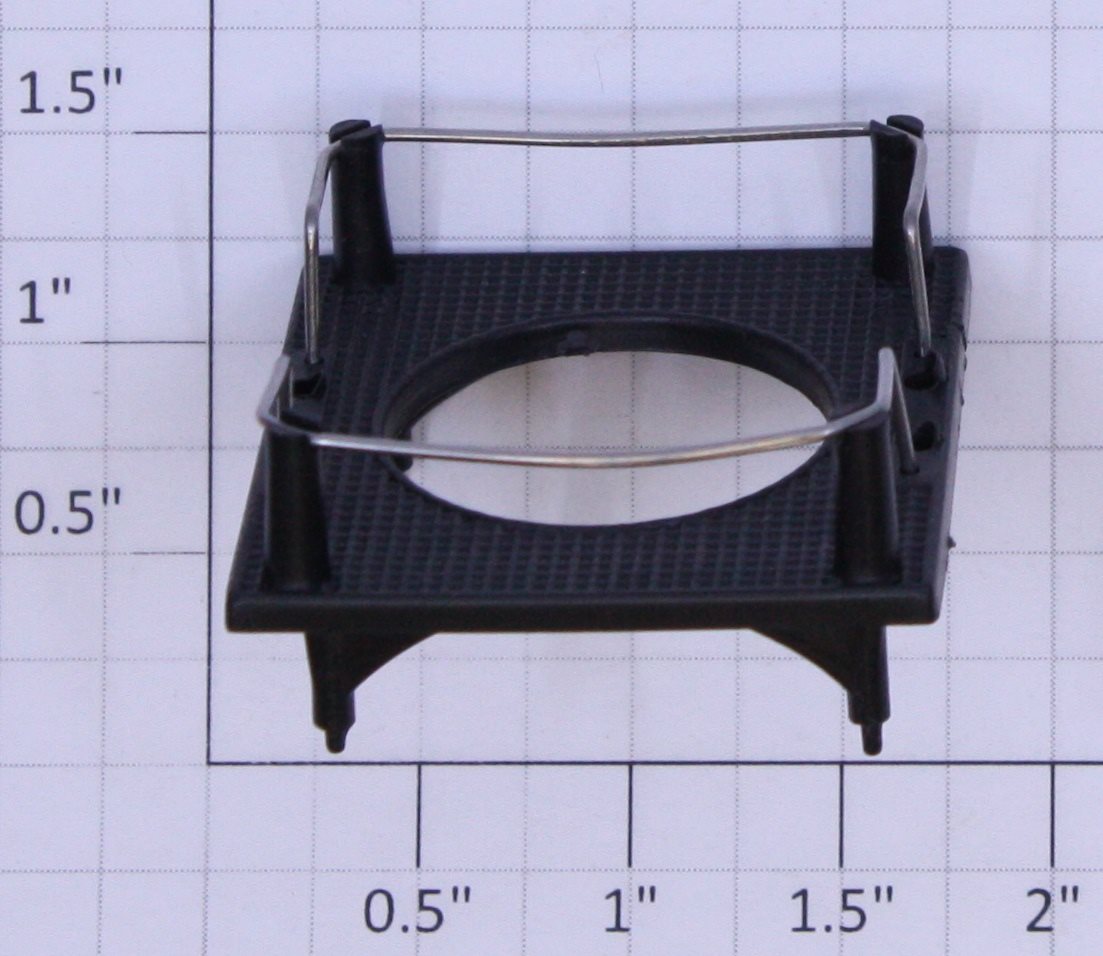 American Flyer XA12B896 Black Tank Car Platform with Metal Railing