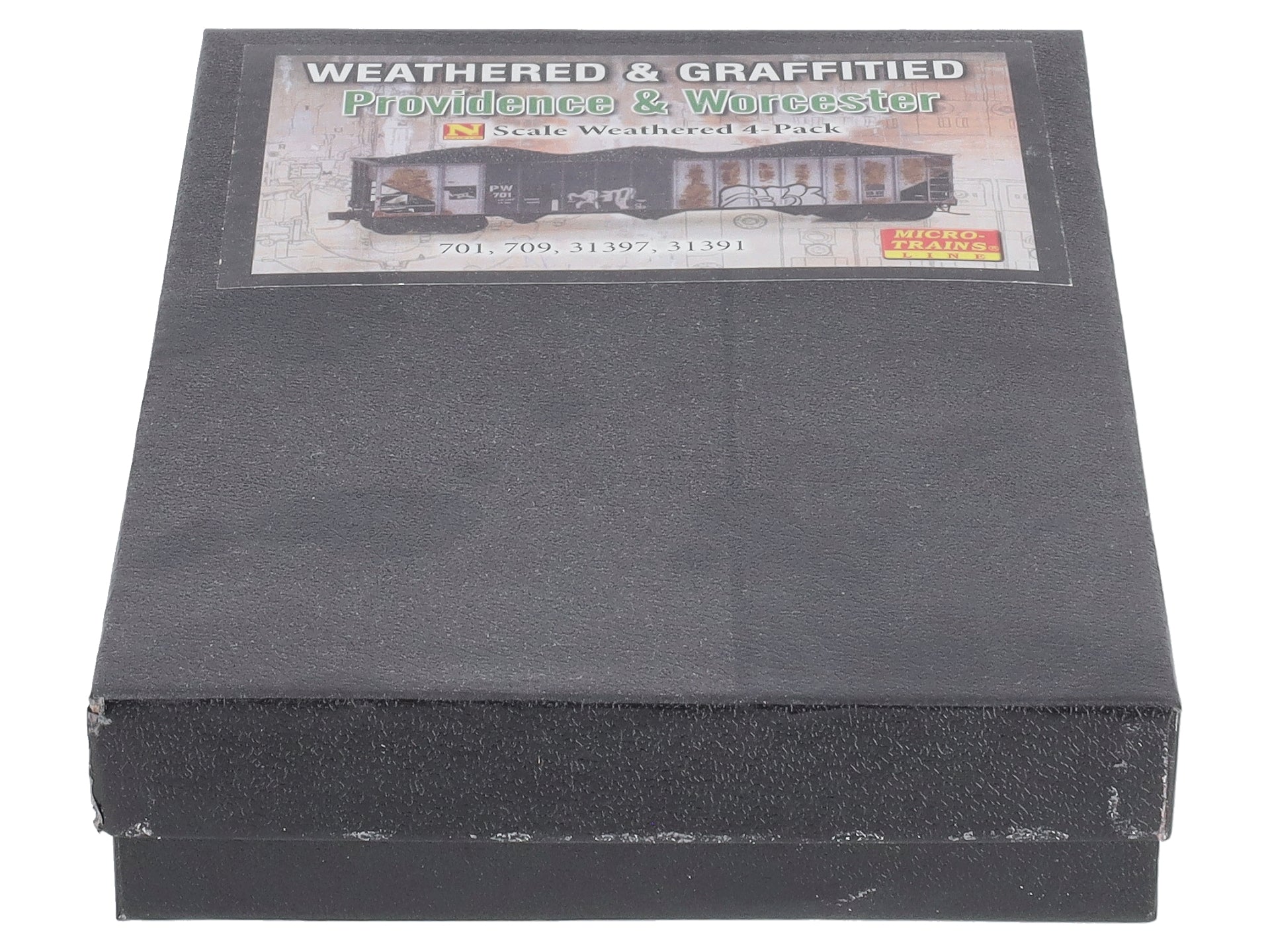 Micro-Trains 99305270 N PW 100-Ton 3-Bay Rib Side Open Hopper w/Load (Set of 4)