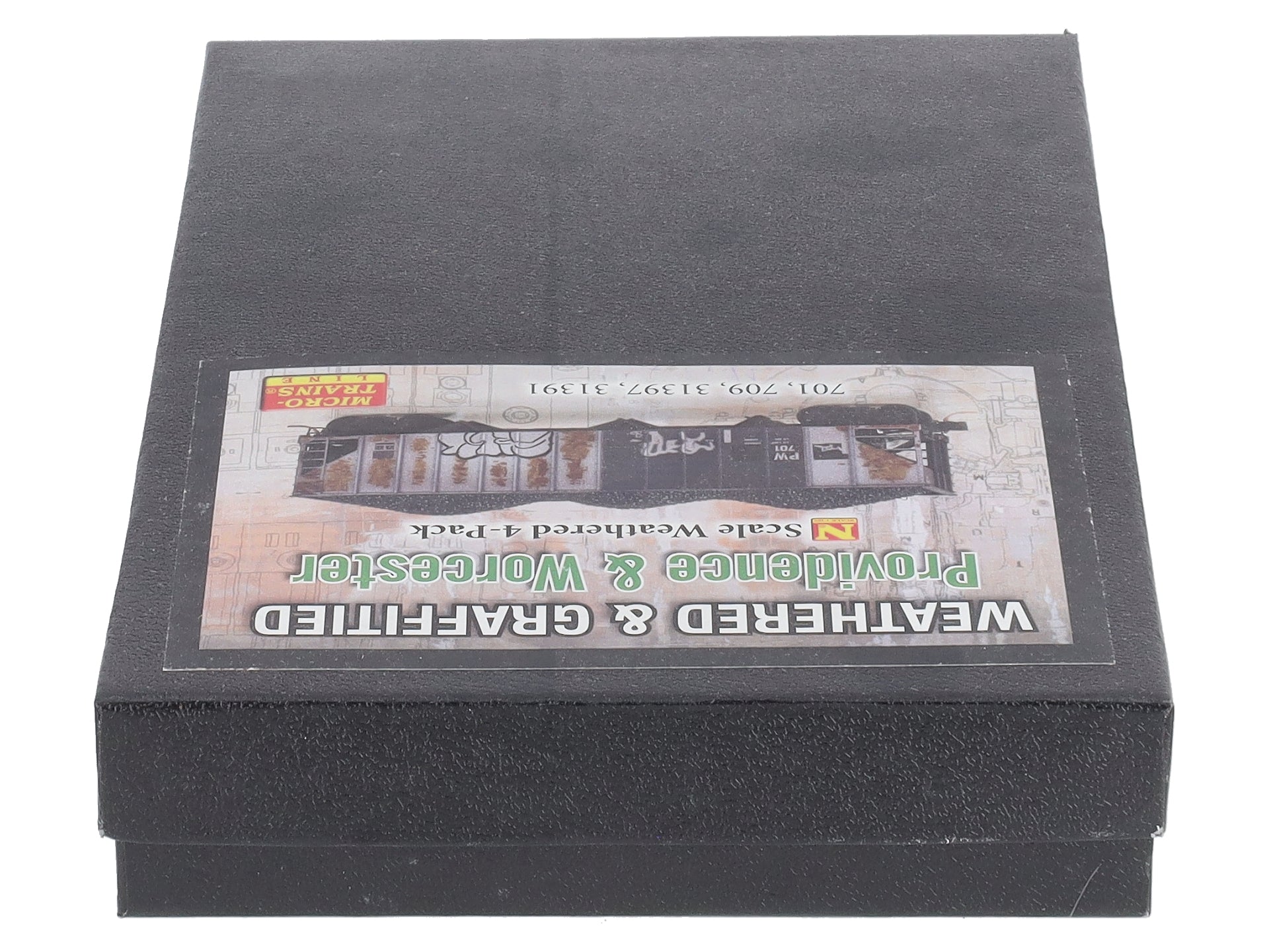 Micro-Trains 99305270 N PW 100-Ton 3-Bay Rib Side Open Hopper w/Load (Set of 4)