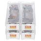 Micro-Trains 99305270 N PW 100-Ton 3-Bay Rib Side Open Hopper w/Load (Set of 4)