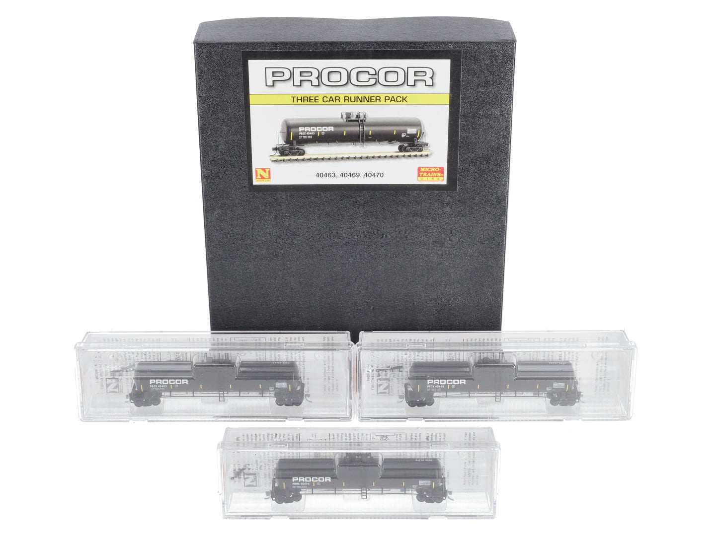Micro-Trains 99300162 N Procor 56' Single Dome Tank Car (Set of 3)