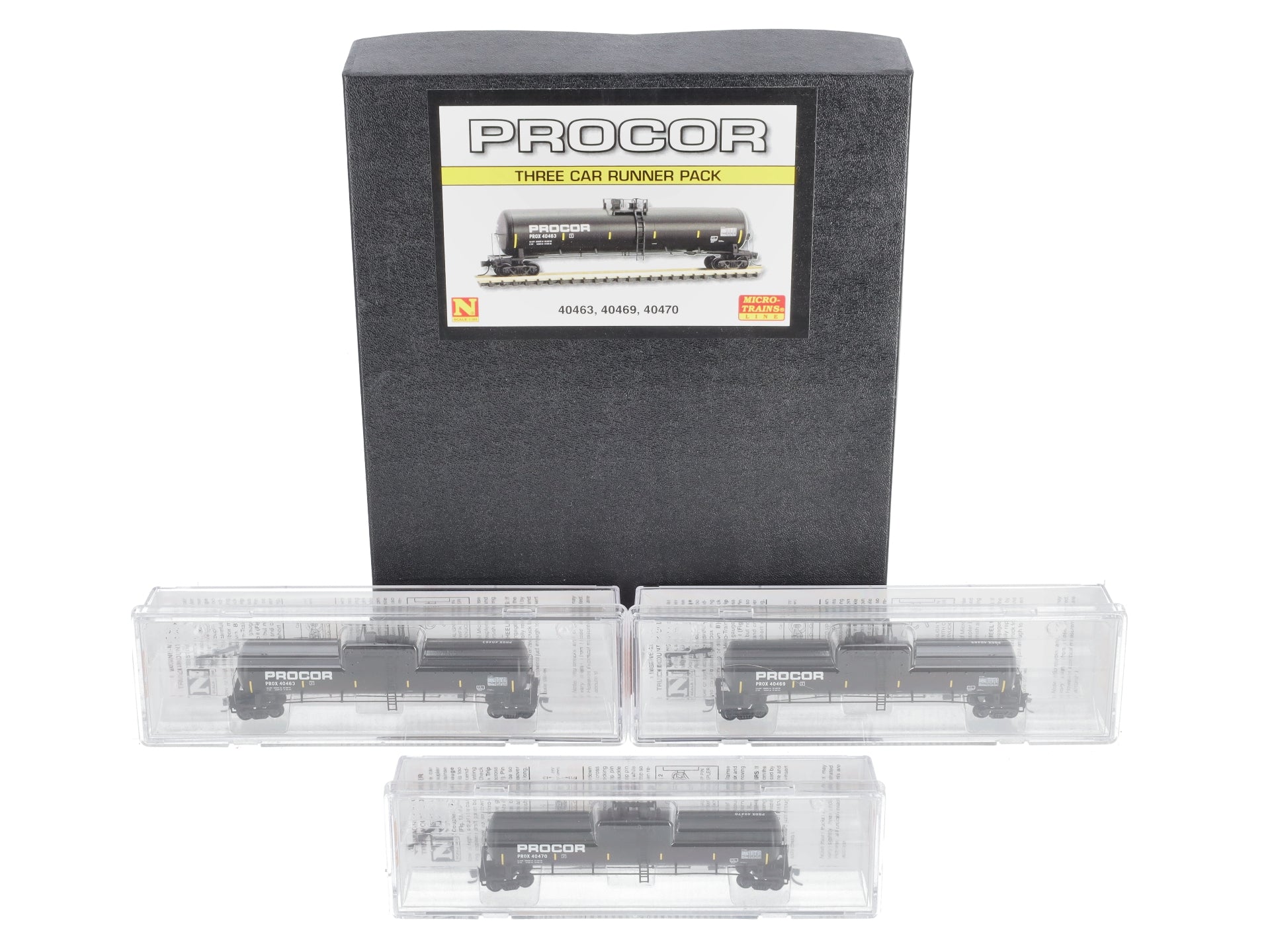 Micro-Trains 99300162 N Procor 56' Single Dome Tank Car (Set of 3)