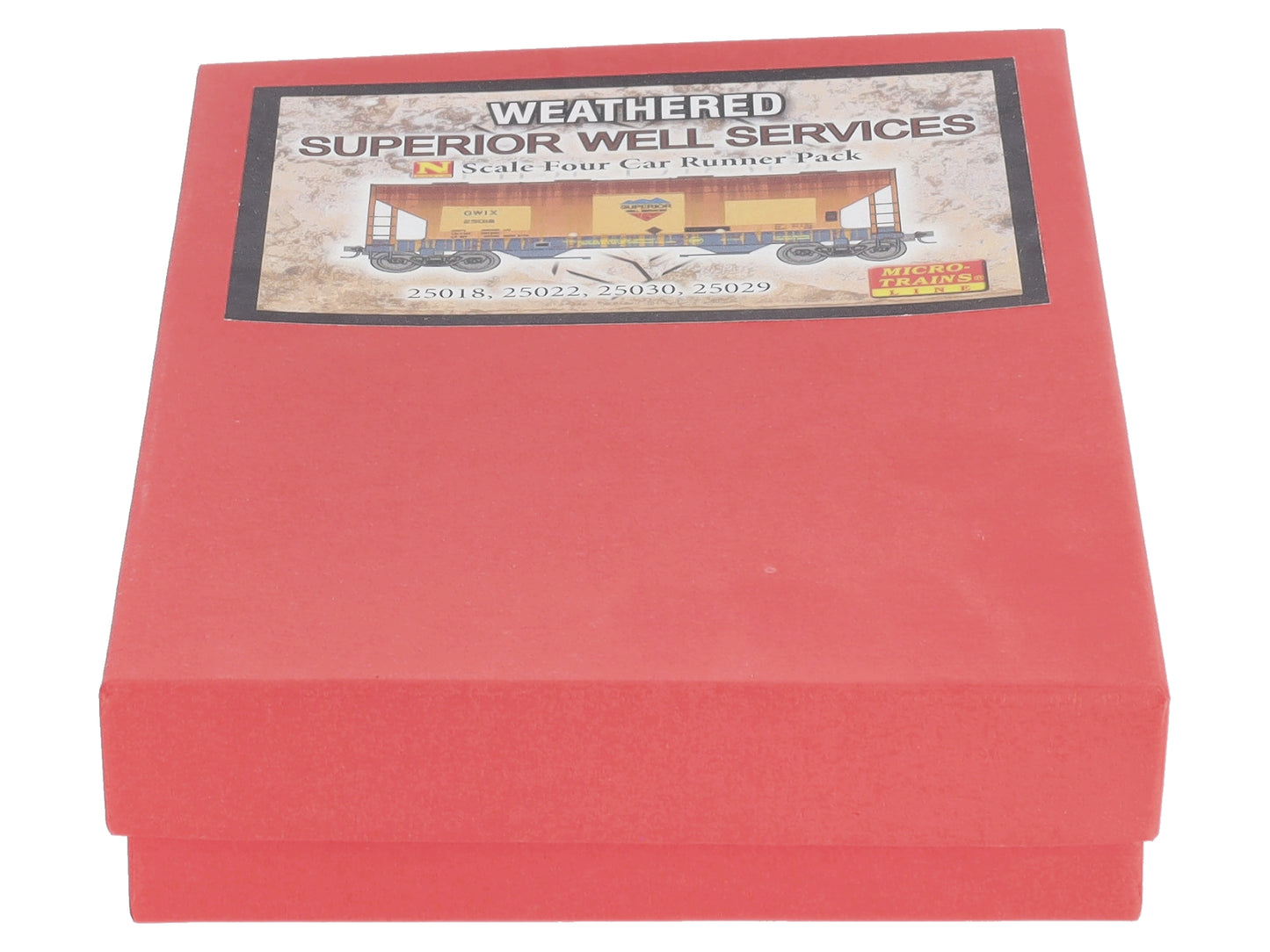 Micro-Trains 99305200 N Superior Well Service 2-Bay Hopper (Set of 4)