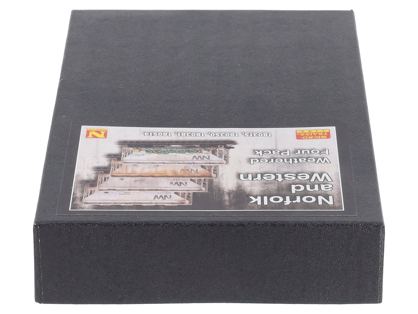 Micro-Trains 99305013 N N&W Weathered 2-Bay Covered Hopper (Set of 4)