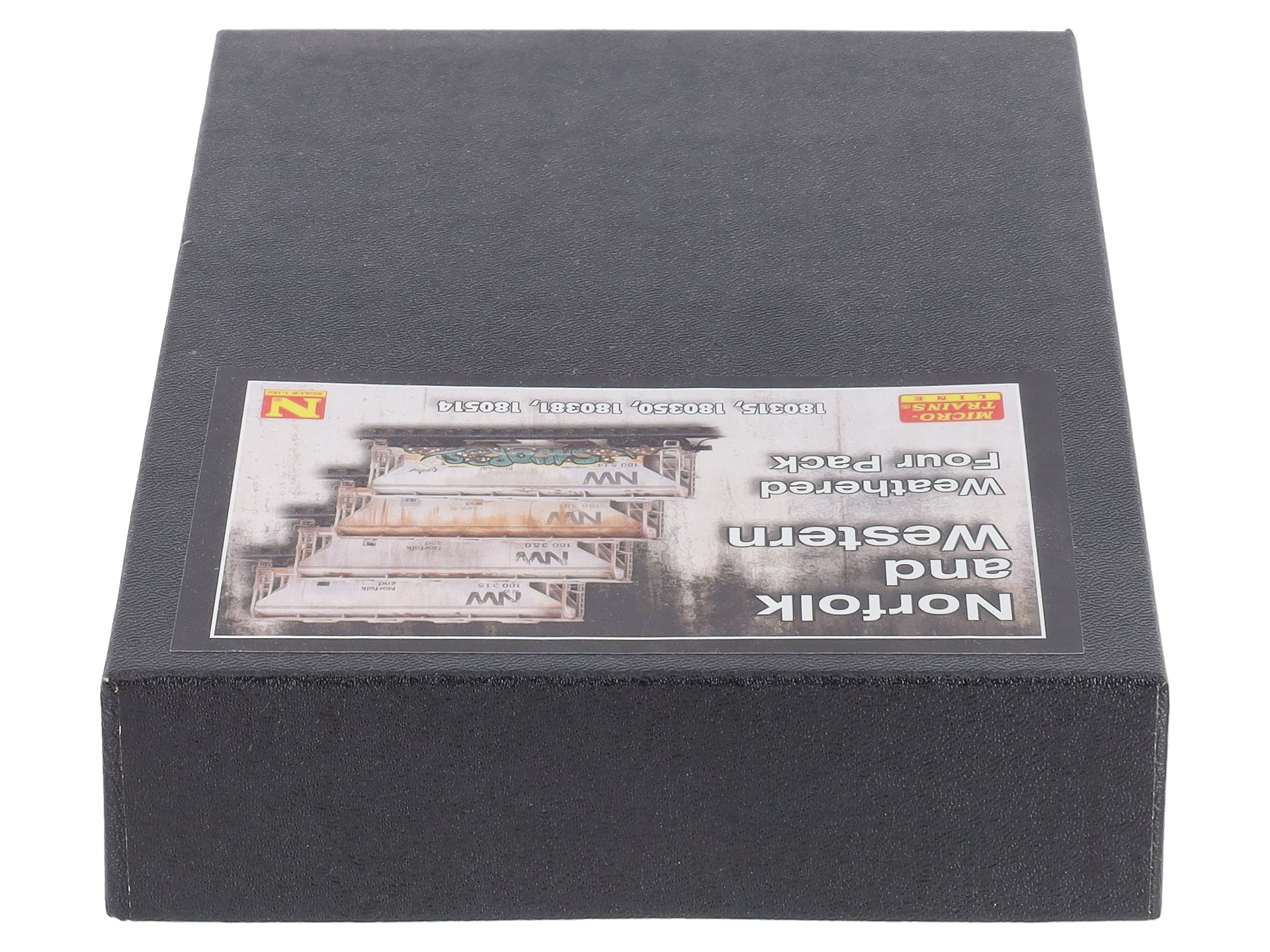 Micro-Trains 99305013 N N&W Weathered 2-Bay Covered Hopper (Set of 4)
