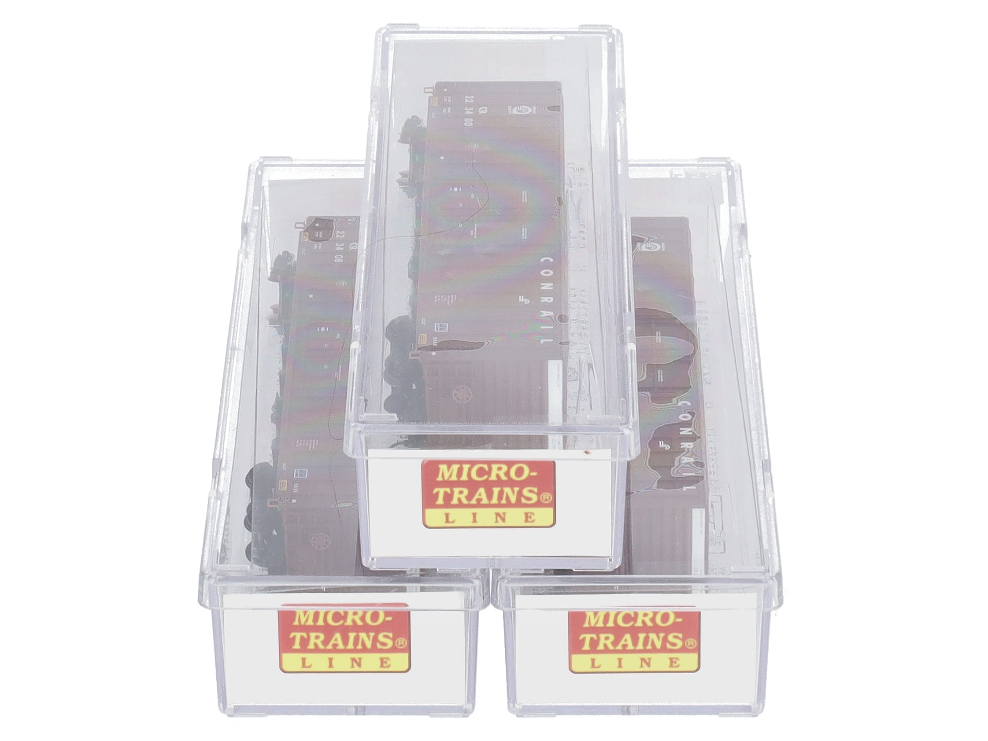 Micro-Trains 99300181 N Conrail 60' High Cube Boxcar Runner Pack (Set of 3)