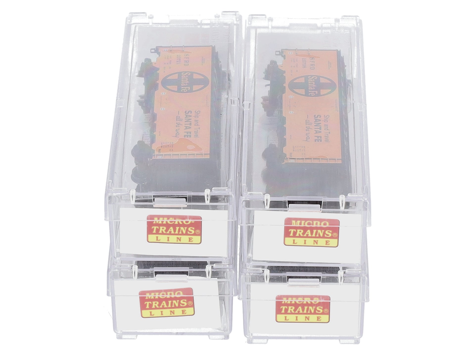 Micro-Trains 99300183 N Atchison Topeka Santa Fe 40' Reefer (Set of 4)
