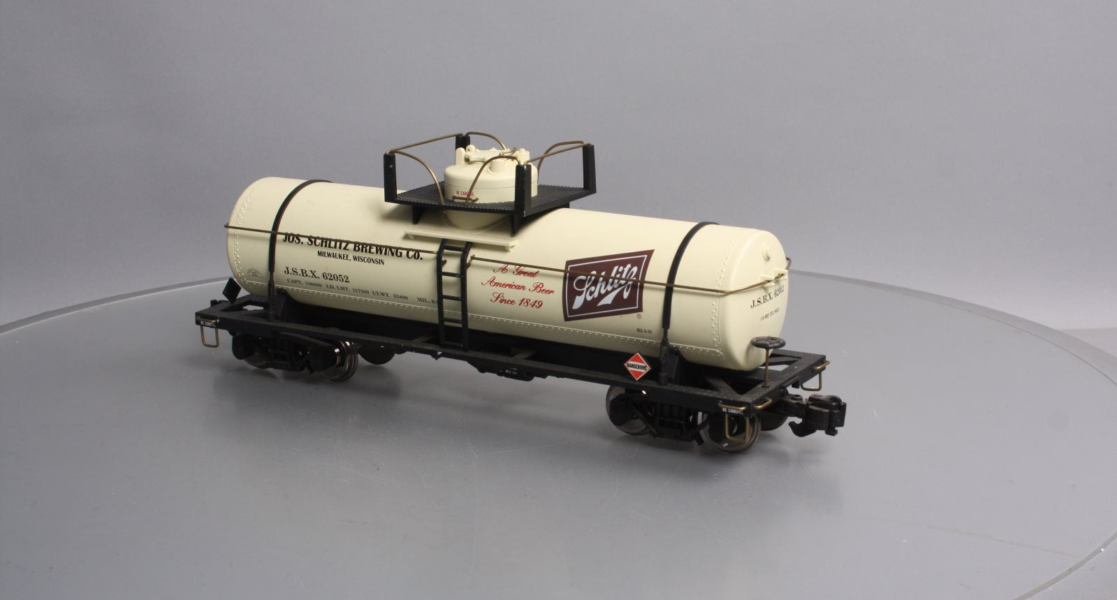 Aristo-Craft 41328 G Scale Schlitz Beer Tank Car NIB