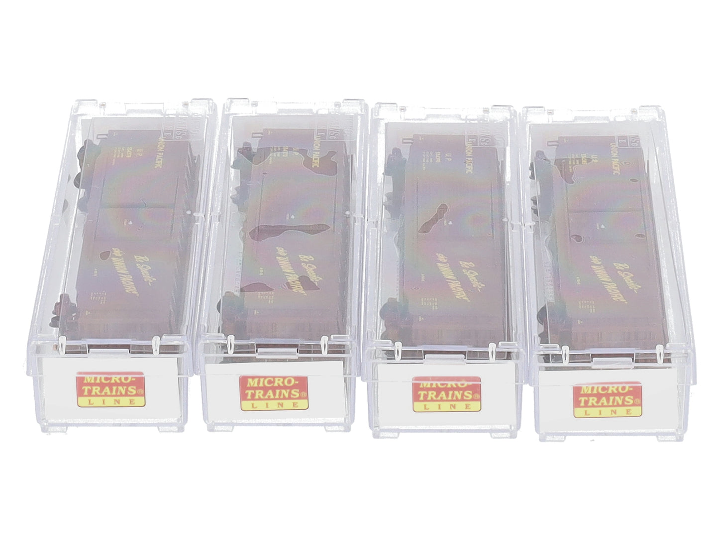 Micro-Trains 99300145 N UP 50' Standard Double Door Boxcar (Set of 4)