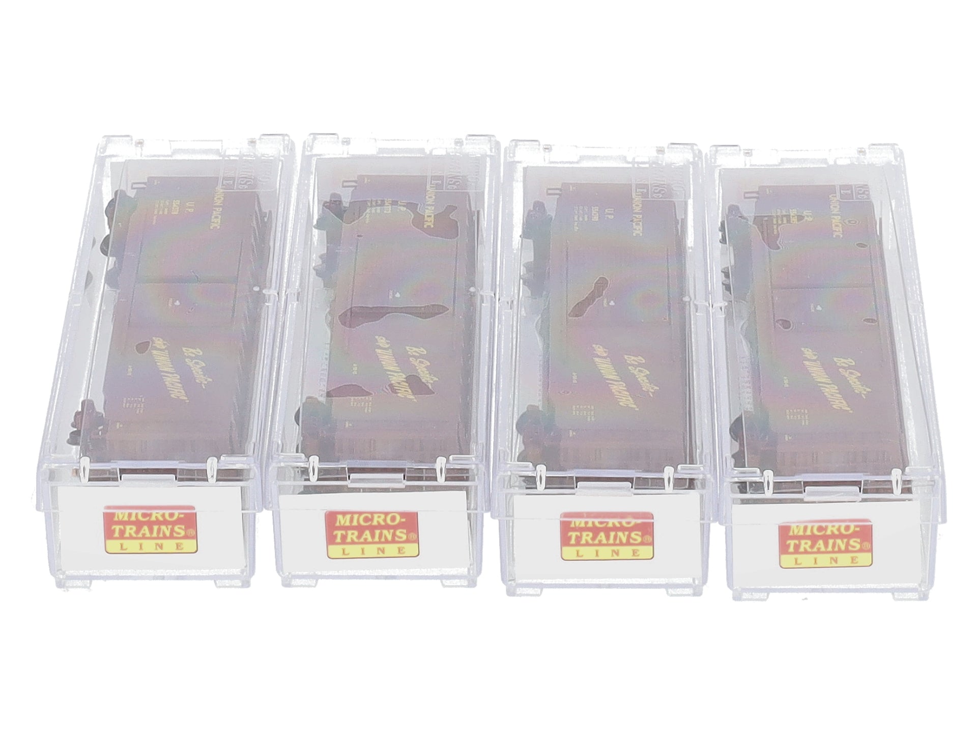 Micro-Trains 99300145 N UP 50' Standard Double Door Boxcar (Set of 4)