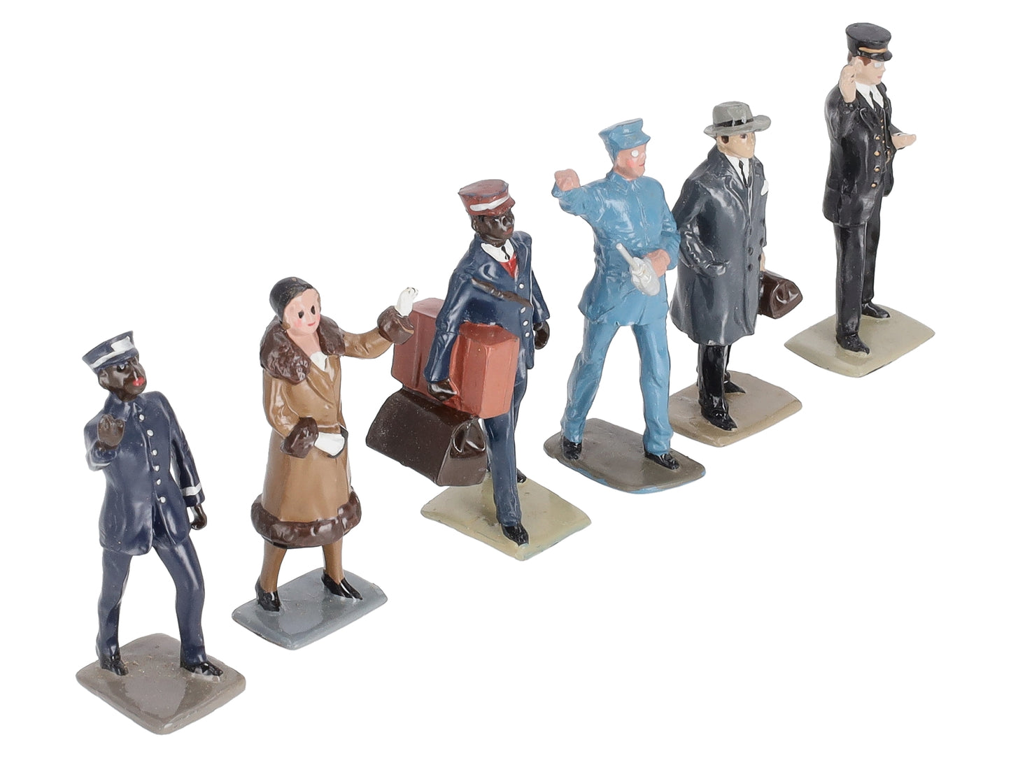 MTH 10-4016 Standard Gauge #550 Die-Cast Station Figure Set (Set of 6)