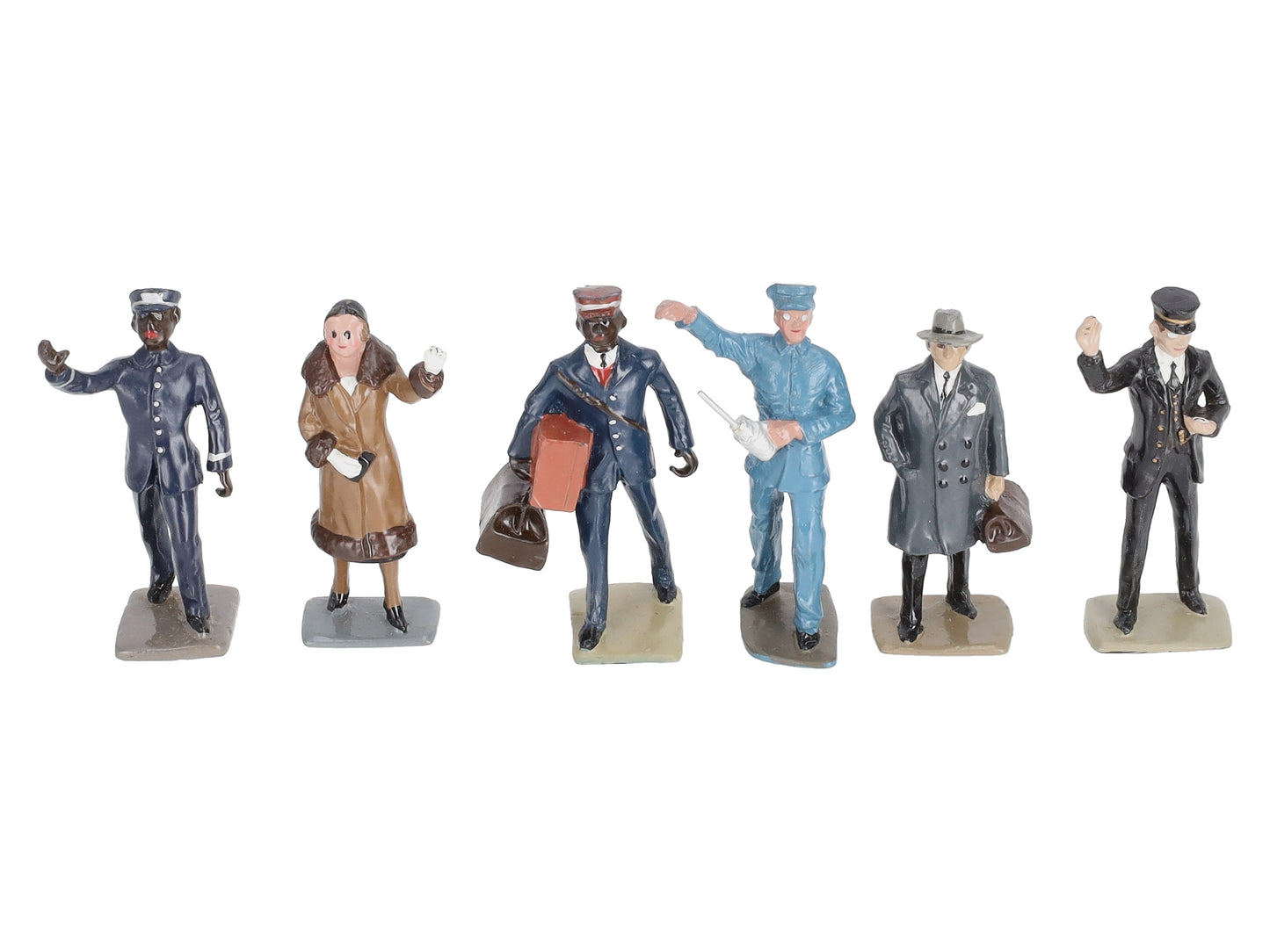 MTH 10-4016 Standard Gauge #550 Die-Cast Station Figure Set (Set of 6)
