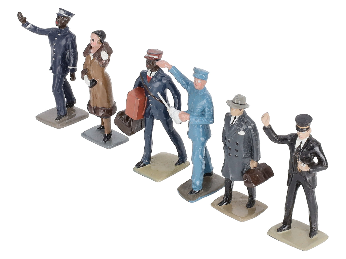 MTH 10-4016 Standard Gauge #550 Die-Cast Station Figure Set (Set of 6)