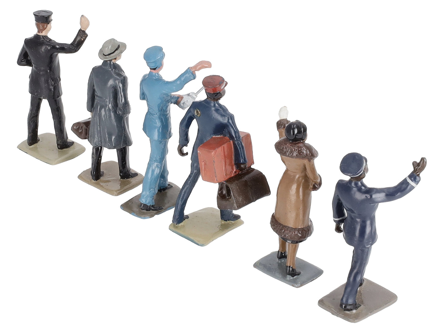 MTH 10-4016 Standard Gauge #550 Die-Cast Station Figure Set (Set of 6)