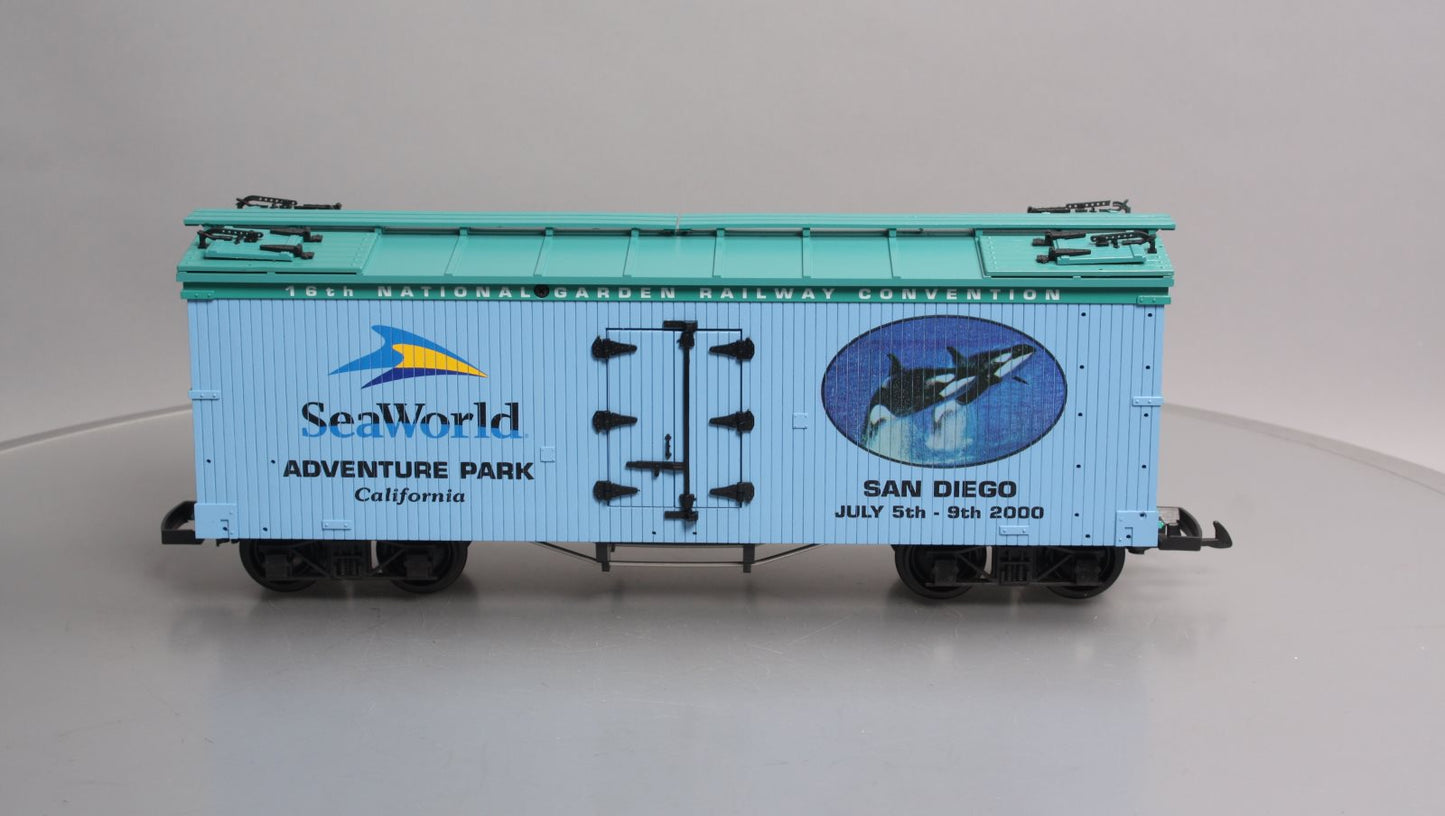 USA Trains G Scale 16th National Garden Railway Convention Sea World Reefer LN/Box