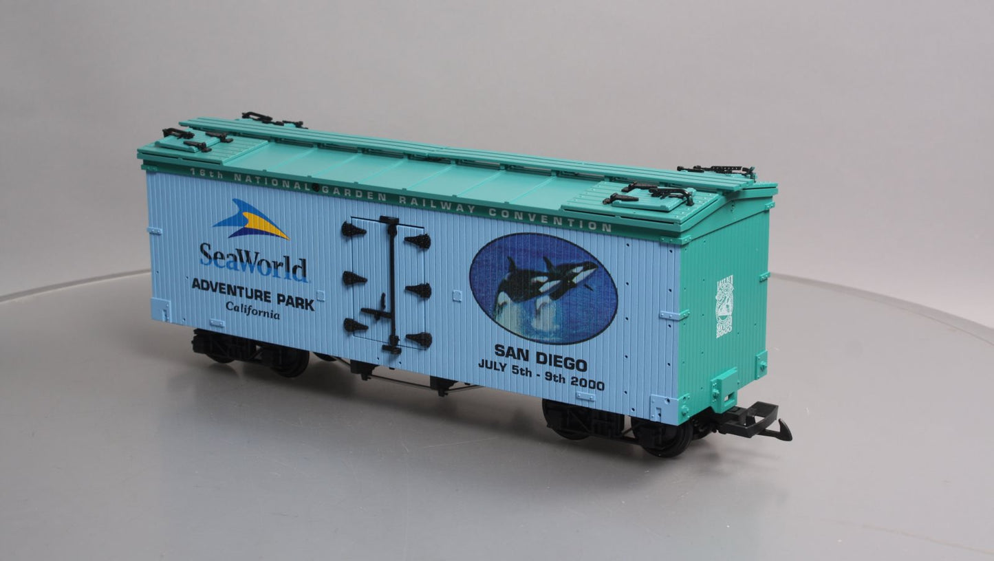 USA Trains G Scale 16th National Garden Railway Convention Sea World Reefer LN/Box