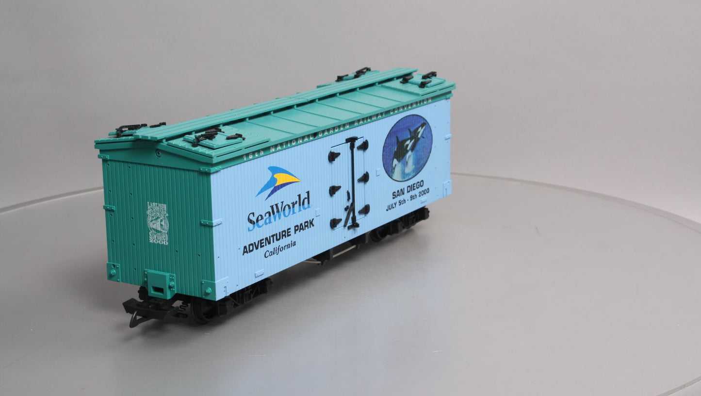 USA Trains G Scale 16th National Garden Railway Convention Sea World Reefer LN/Box