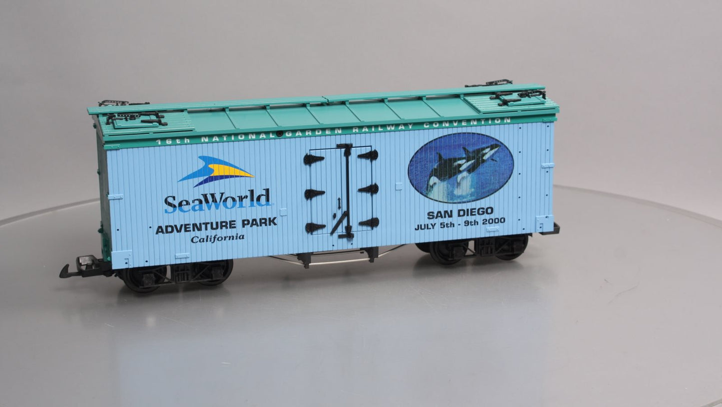 USA Trains G Scale 16th National Garden Railway Convention Sea World Reefer LN/Box