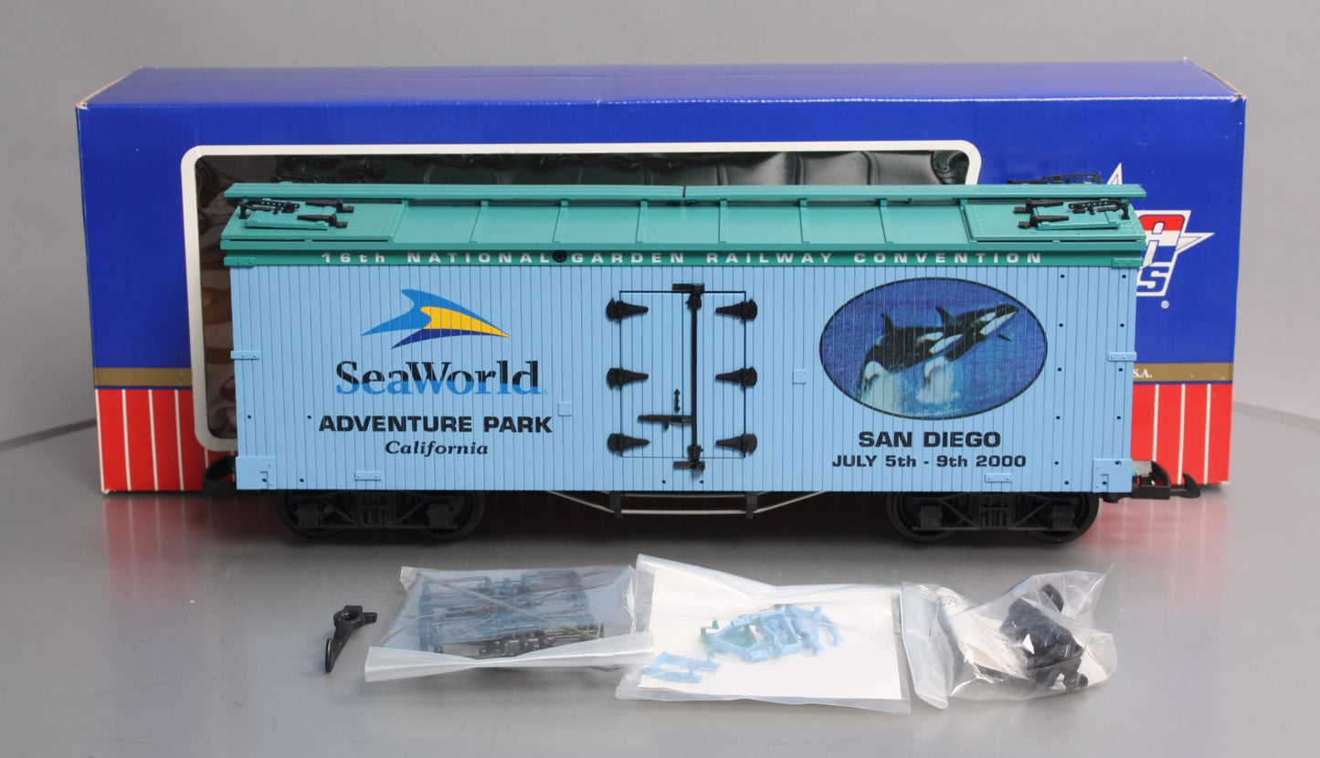 USA Trains G Scale 16th National Garden Railway Convention Sea World Reefer LN/Box